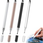 Stylet tablette 4 pi�ces stylet 2 en 1 pour ipad samsung tablette smartphone stylet tactile tr�s sensible ...