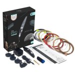 Stylo 3d 3doodler - proiii - pro iii avec 9 bobines de filament et accessoires