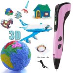 Stylo 3d pour enfants avec filament pla 3 couleurs et �cran lcd peinture graffiti 3d �ducative diy - ...