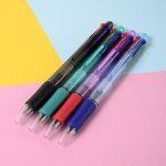 Stylo  bille rtractable  gel 4 couleurs 0. 7mm multifonction fournitures de papeterie scolaires et ...