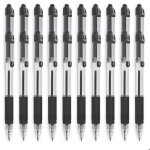Stylo  bille rtractable zebra z - grip - paquet conomique de 20 - noire