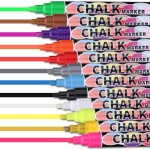 Stylo craie pour tableau noir effacablefeutre pour vitre effacable6 mm pointe feutremarqueurs de fentrefeutre ...