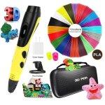 Stylo dimpression 3d avec filament pla 12 couleurs support abs / pla filament diy dessin cadeau pour ...