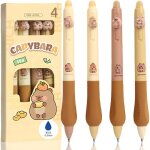 Stylos effaables - ulisem - capybara - ergonomiques - pointe 05 mm - encre bleue