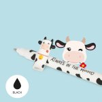 Stylo � encre gel effa�able - legami - vache - 07 mm - encre noire - effa�able