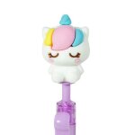 Stylo gel animaux kawaii 3d r�tractable encre bleue - licorne arc - en - ciel