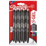 Stylo gel - sharpie - s - gel - lot de 8 - pointe moyenne (07 mm) - assortiment de couleurs Stylo gel - sharpie - s - gel - lot de 8 - pointe moyenne (07 mm) - assortiment de couleurs