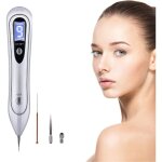 Stylo laser plasma - lumire blanche et bleue - soins de la peau - visage - peau - taches brunes - taches ...