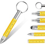 Stylo multifonction porte - clés 6 en 1 cadeau pour la fête des pères Stylo multifonction porte - clés 6 en 1 cadeau pour la fête des pères