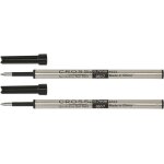 Recharge stylo - cross - 8523 - 2 - encre gel - noir - double pack