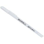 Stylo gel - sakura - gelly roll - blanc - pointe fine - 05 mm