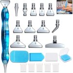 Stylo peinture diamant bricolage 5d kit diamond painting accesoire outilsde peinture diamant avec 12 ...