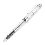 Stylo plume - fournitures scolaires - acrylique transparent - pointe en acier inoxydable - rechargeable ...