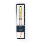 Stylo prnom mireille femme pastel chic - noir - bille - assortis - moyenne