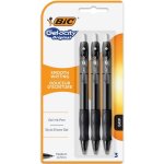 Stylos roller  encre gel - bic - gel - ocity st original - pointe moyenne 07 mm - blister de 3 - noir ...