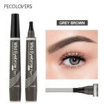 Stylo  sourcils gris brun waterproof 4 pointes microblading ? crayon tatouage liquide longue tenue maquillage ...
