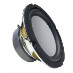 Subwoofer hi - fi - rockwood - 165 mm - 150 w - 4 ? - argent m�tallique - membrane en aluminium