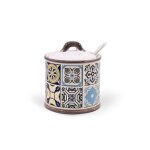 Sucrier en c�ramique holiday in porto par maestro capacit� 300ml complet avec cuill�re en c�ramique mr ...