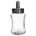 Sucrier en verre - orion - 230 ml - distributeur int�gr� - verre transparent - 7 cm diam�tre - 15 cm ...