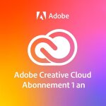 Suite de logiciels - adobe - creative cloud - licence 1 an - 1 to de stockage - 2 appareils - pc / mac ...