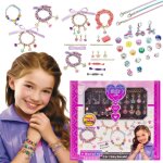 Sun baby coffret créatif de bijoux pour enfants 5 + 3 bracelets métalliques 2 bracelets pendentifs thématiques ... Sun baby coffret créatif de bijoux pour enfants 5 + 3 bracelets métalliques 2 bracelets pendentifs thématiques ...