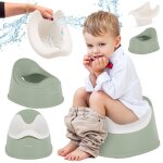 Sun baby pot pour enfants 18 - 36 mois jusqu� 15 kg vert - blanc pieds antid�rapants dossier ergonomique ...