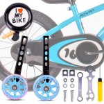 Sun baby - roues stabilisatrices pour v�lo enfant et sonnette - 12 - 20 pouces bleu - vis et cl�s de ...