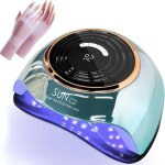 Sun c2 lampe uv led semi permanente + gants de protection uv 63 led 288w s�choir � ongles pour gel polish ...