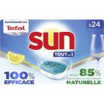 Sun capsules lave vaisselle tout en 1 citron 24 capsules
