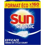 Sun pastilles lave - vaisselle classic 160 tablettes efficace m�me pendant les cycles courts et � basse ...