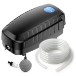 Sunsun cap - 10 pompe aquarium � air 4w bulleur 3 m� d�bit 5 l / min longueur 3 m pierre � bulle clapet ...