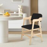 Supfine lot de 1 chaise de salle � manger - chaise enfant - r�glable en hauteur - fauteuil en bois - ...