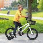 Supfine 16 pouces - v�lo pour filles et gar�ons de 5 � 7 ans capacit� de 25kg bicyclette pour enfant ...