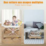 Supfine 3 en 1 trotteur b�b� gar�on et fille marchette pousseur avec d�ambulateurchariot de marche avec ...