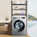 Supfine colnne wc meuble de rangement machine a laver �tag�re de rangement � 3 niveaux au - dessus des ...