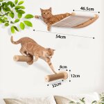 Supfine hamac mural pour chat tagres et perchoirs pour mur tagre descalade lit arbre  chat pour ...