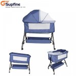 Supfine lit volutif 2 en 1 pour bb - berceau cododo - avec roulettes - conu pour les bbs de la ...