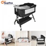 Supfine lit �volutif 2 en 1 - berceau cododo pour b�b� - avec roulettes - con�u pour le nouveau - n� ...