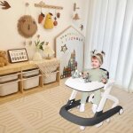 Supfine marchette trotteur b�b� evolutif musical r�glable pour 10 � 18 mois confort avec si�ge et dossier ...