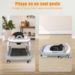 Supfine marchette trotteur b�b� evolutif musical r�glable pour 6 � 18 mois confort avec si�ge et dossier ...