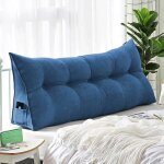 Supfine oreiller de lecture - triangulaire coussin xxl - coussin compens� de dossier � larri�re de la ...