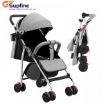 Supfine poussette canne compacte pour bb - capacit 35kg - convient de 6 mois  5 ans - avec porte ...