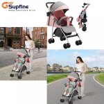 Supfine poussette canne compacte avec ch�ssis en acier robuste capacit� de charge de 30 kg convient de ...