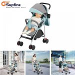 Supfine poussette canne compacte - voiturette pour b�b� - avec cotons moustiquaires porte - gobelets ...