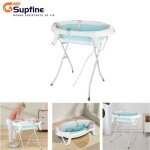 Supfine support pliable pour baignoire de bb - support ergonomique lger et robuste pour baignoire ...