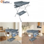 Supfine table à langer réglable en hauteur sur 4 niveaux de 95 à 101 cm plan commode à langer pour bébé ... Supfine table à langer réglable en hauteur sur 4 niveaux de 95 à 101 cm plan commode à langer pour bébé ...
