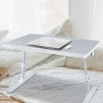 Supfine table de lit table dappoint hauteur r�glable avec 4 angles r�glables lapdesk pliable pour canap� ...