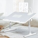 Supfine table de lit support ordinateur portable lit avec refroidisseur pc portable support pour tablette ...