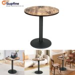 Supfine table � manger ronde 60 cm table de cuisine petite table de salle � manger avec plateau en bois ...