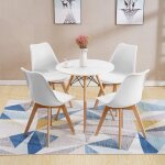 Supfine table � manger ronde table unique. convient � la salle � manger � la cuisine au caf� 70 * 72cm ...